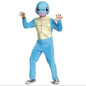 Pokemon Squirtle Classic Child Unisex Jumpsuit with Mask XL